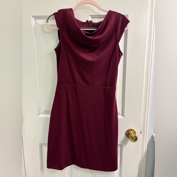New but no tag | Banana Republic | size 4 | maroon cowl neck dress - Picture 4 of 6